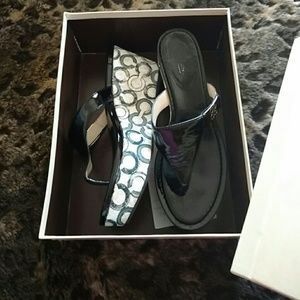 Coach Signature wedges